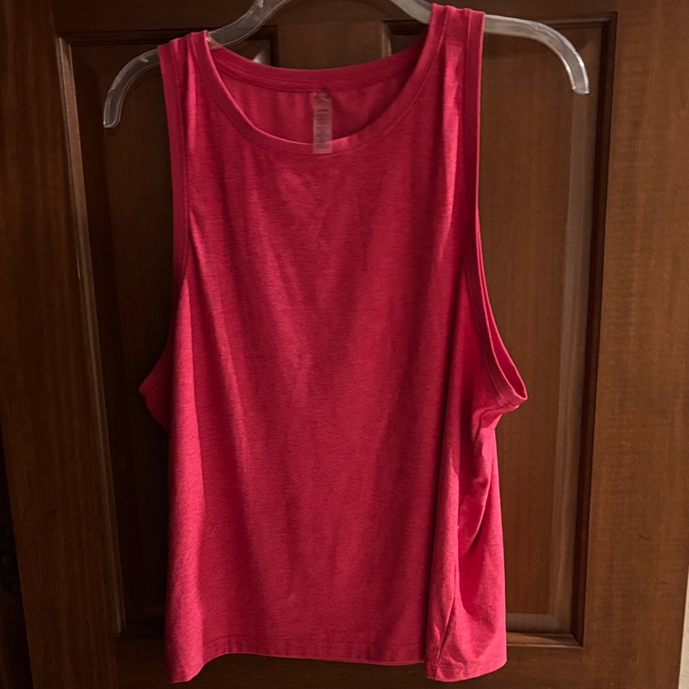 Beyond Yoga Women's Sleeveless Pink Top, Sz XLarge